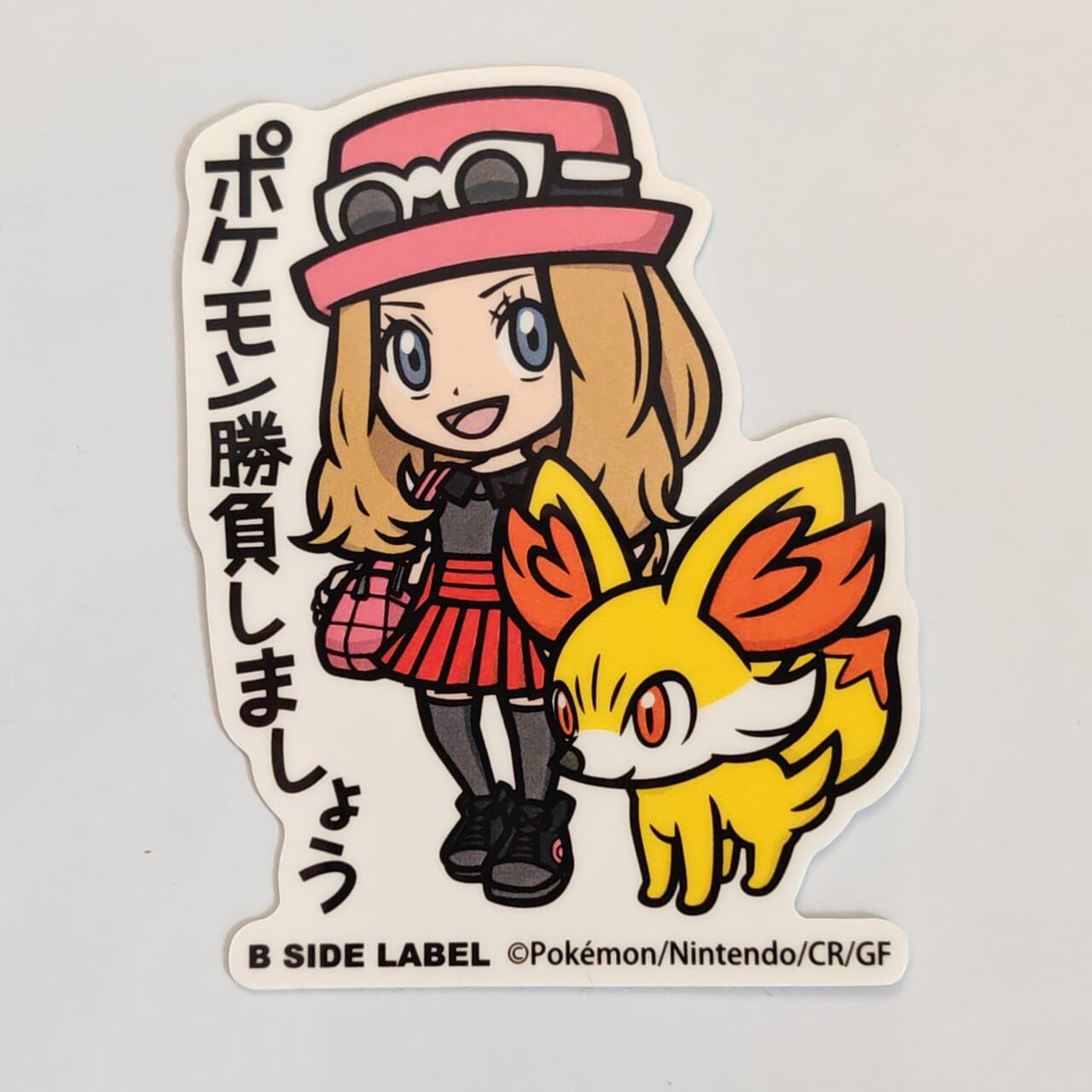 Pokemon Serena & Fynx B-Side Label Sticker