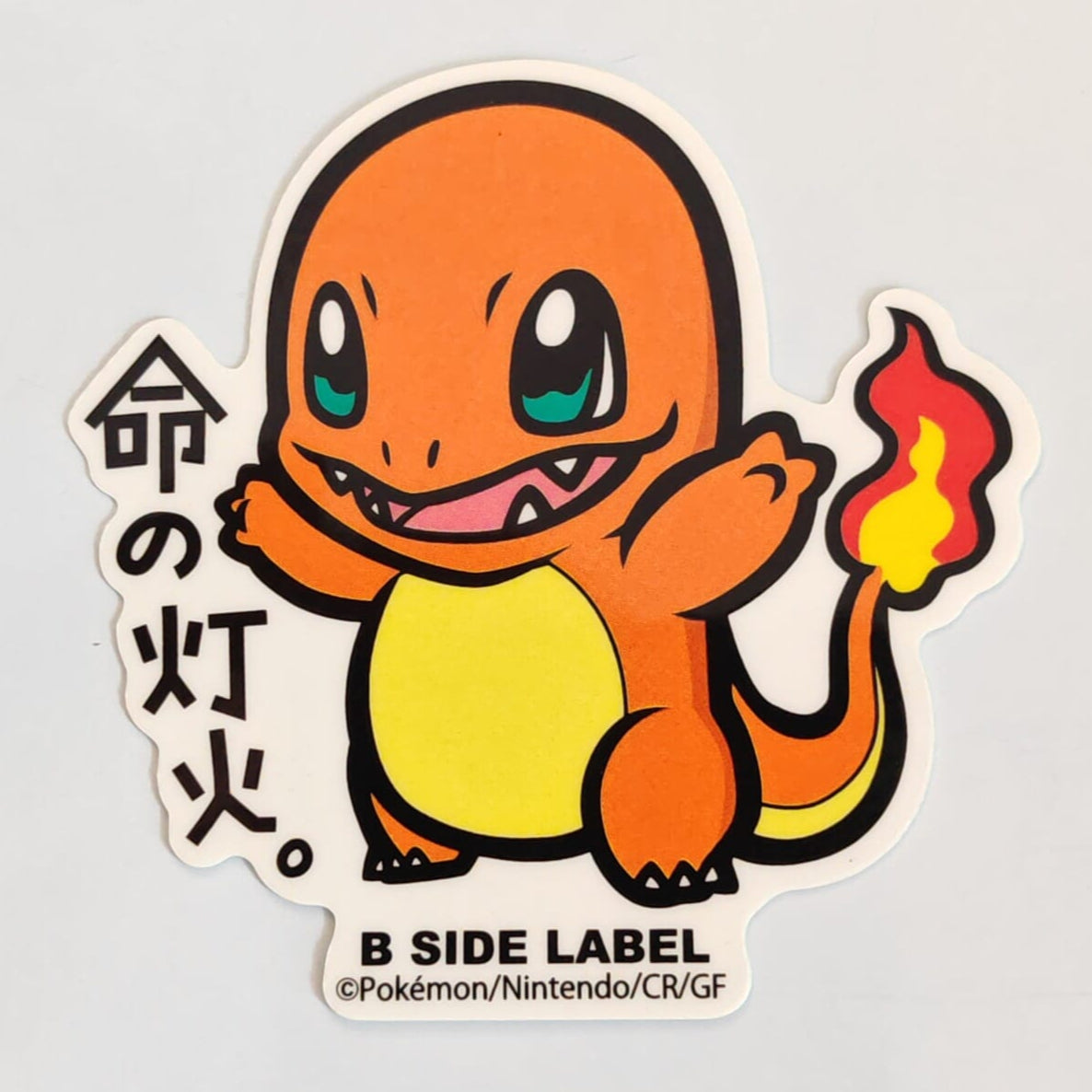 Pokemon Glumanda B-Side Label Sticker
