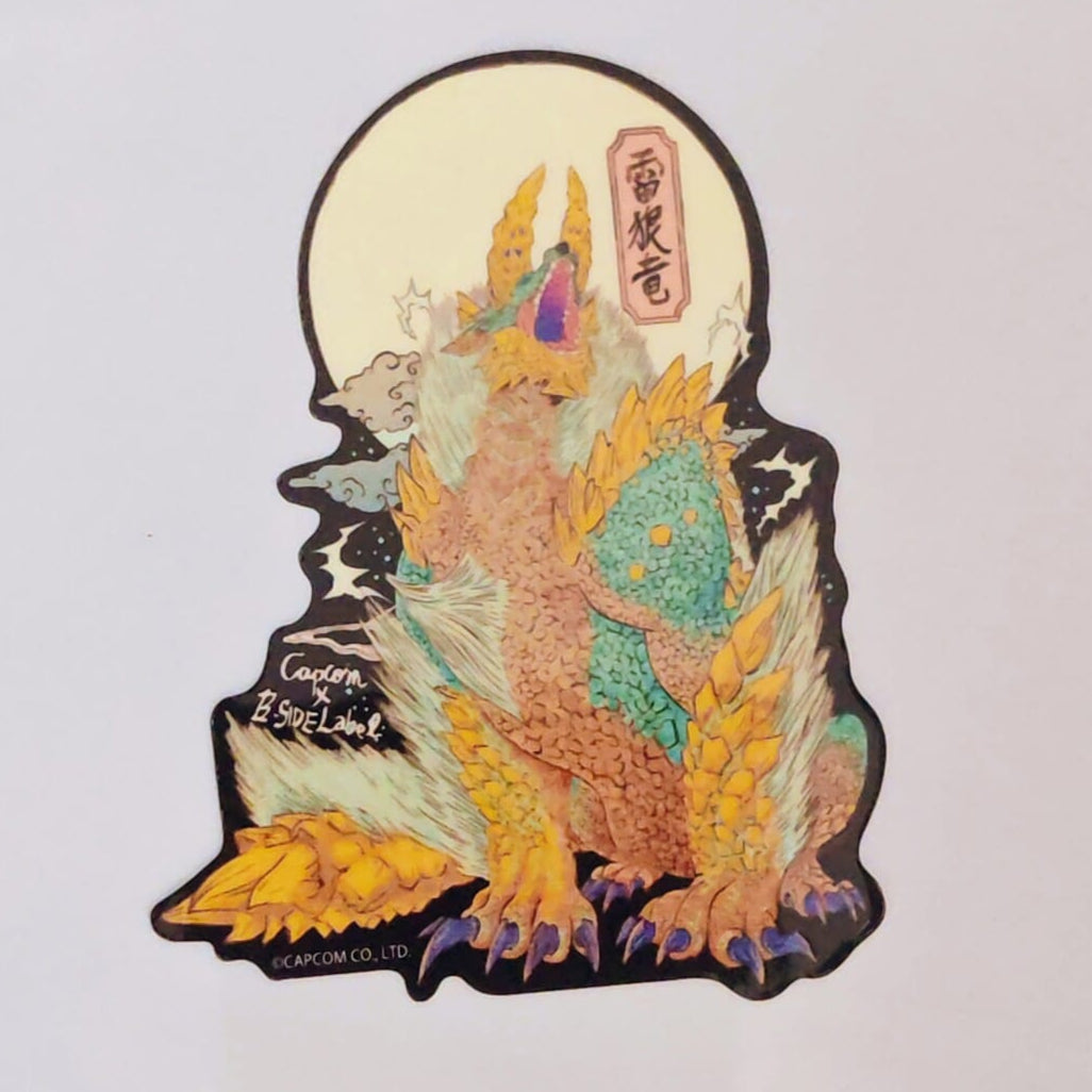 Monster Hunter Zinogre B-Side Label Sticker