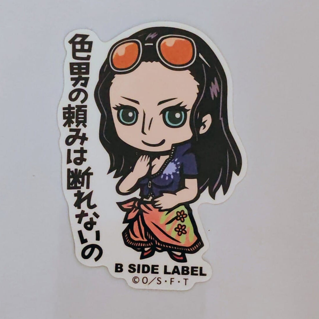 One Piece Nico Robin B-Side Label Sticker