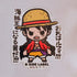 One Piece Ruffy B-Side Label Sticker