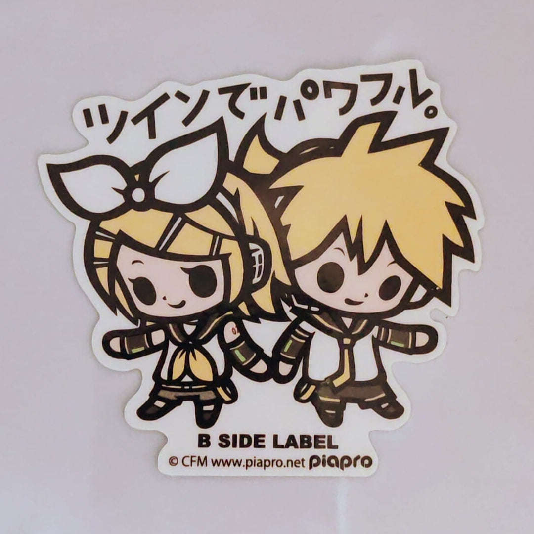 Hatsune Miku Vocaloid Rin & Len B-Side Label Sticker