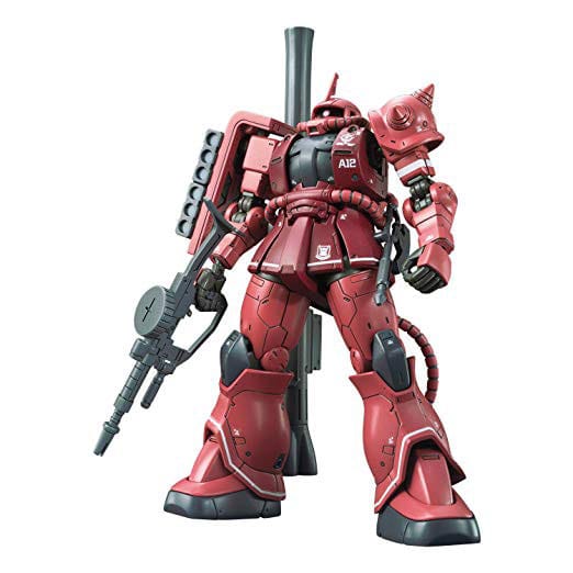 Gundam MS-06S Zaku II PoZ Char Aznable's Red Comet HG Plastic Model Kit 1/144