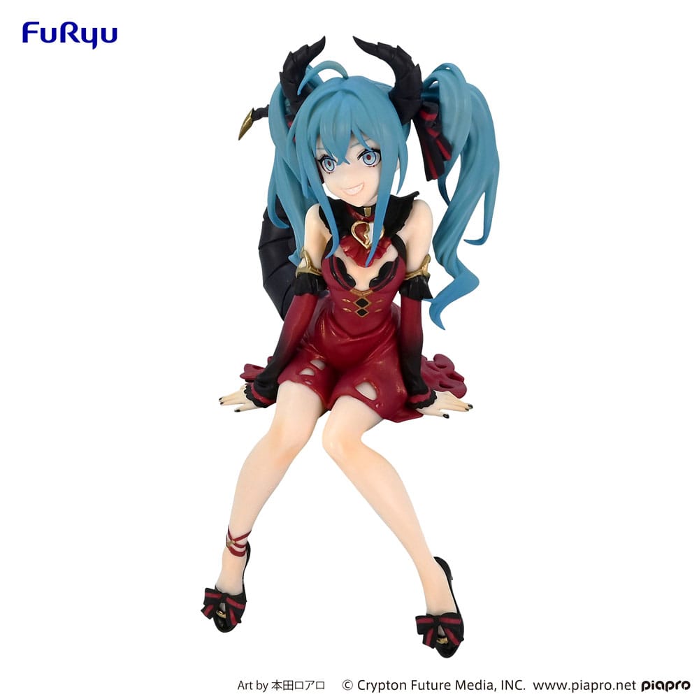 Hatsune Miku Noodle Stopper Villain Red Color Statue