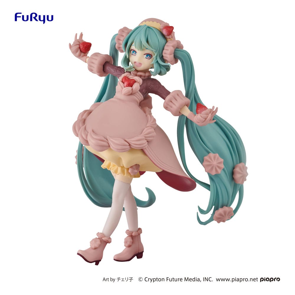 Hatsune Miku Strawberry Chocolate Short 17cm Statue