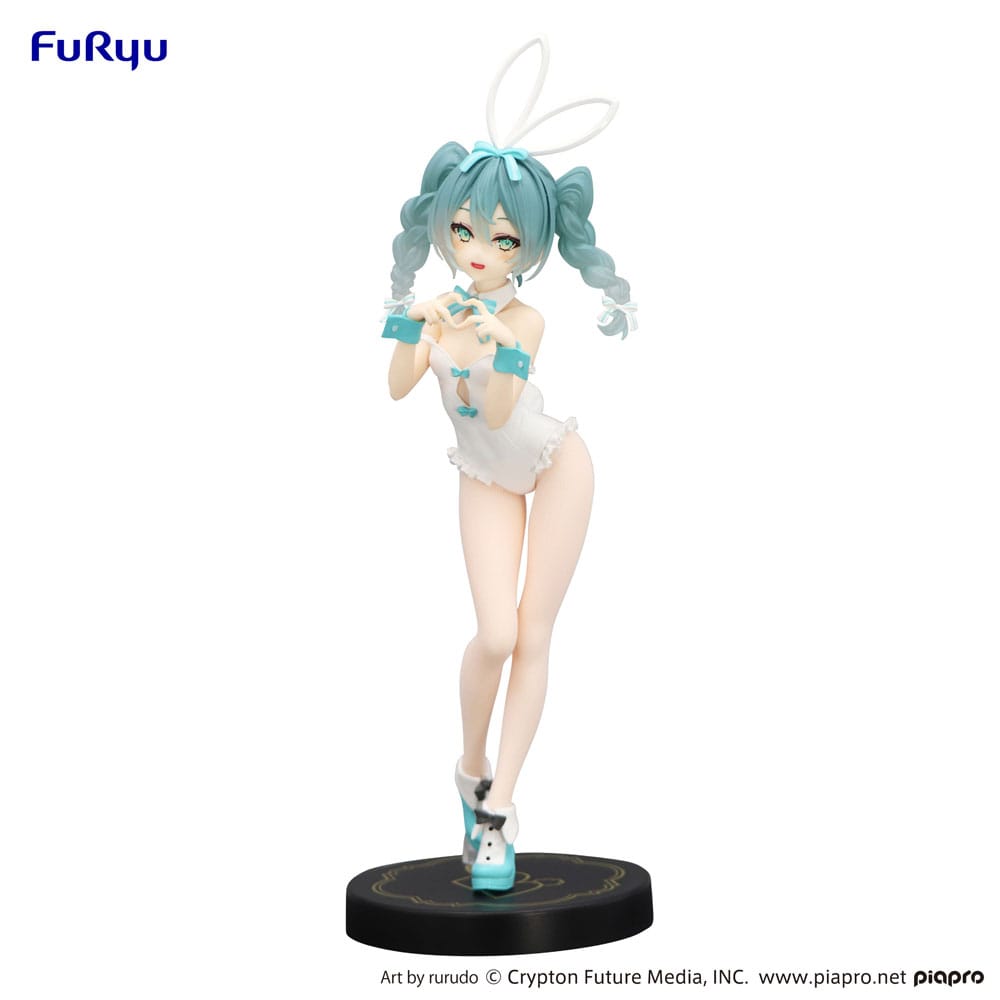Hatsune Miku BiCute Bunnies Rurudo White Color 27 cm Statue
