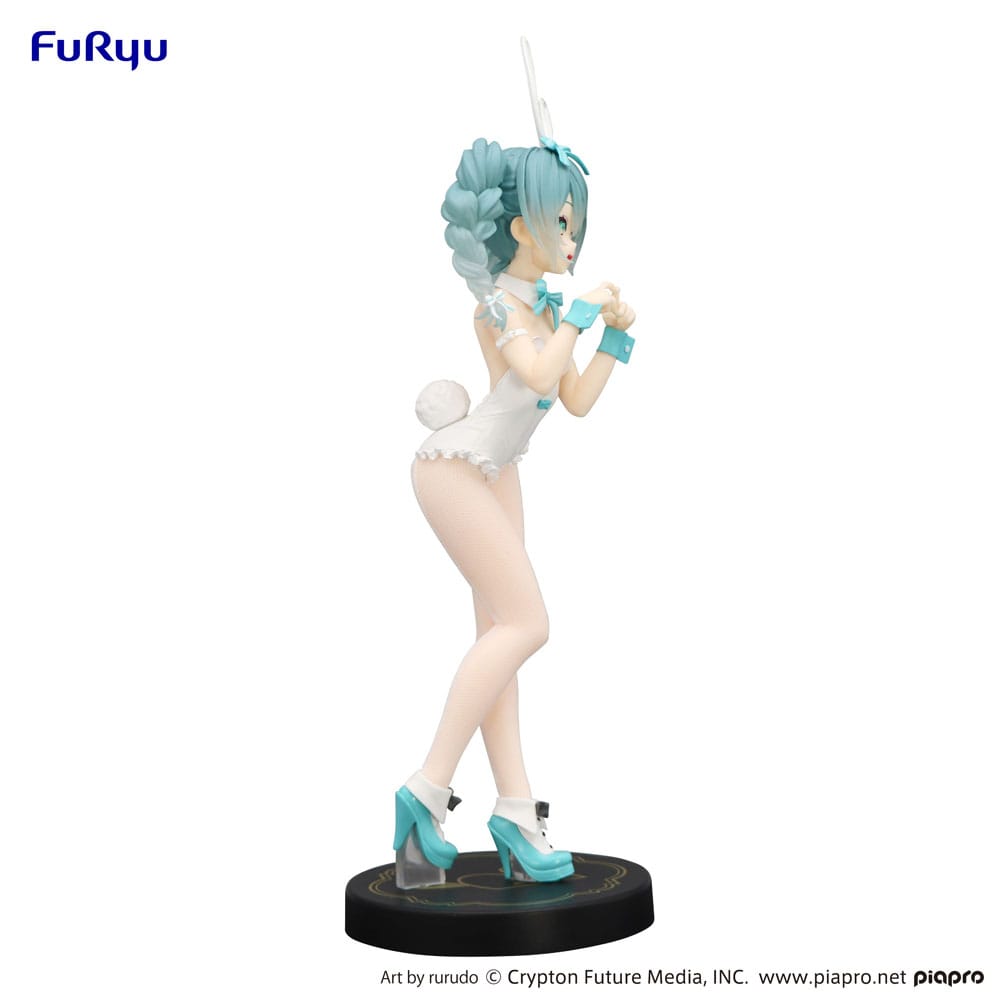 Hatsune Miku BiCute Bunnies Rurudo White Color 27 cm Statue