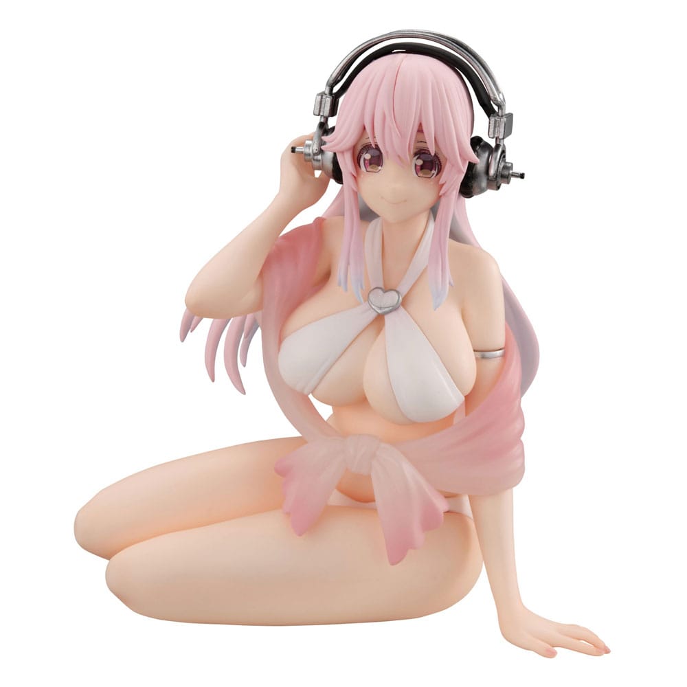 Super Sonico Summer Memories Noodle Stopper 11cm Statue