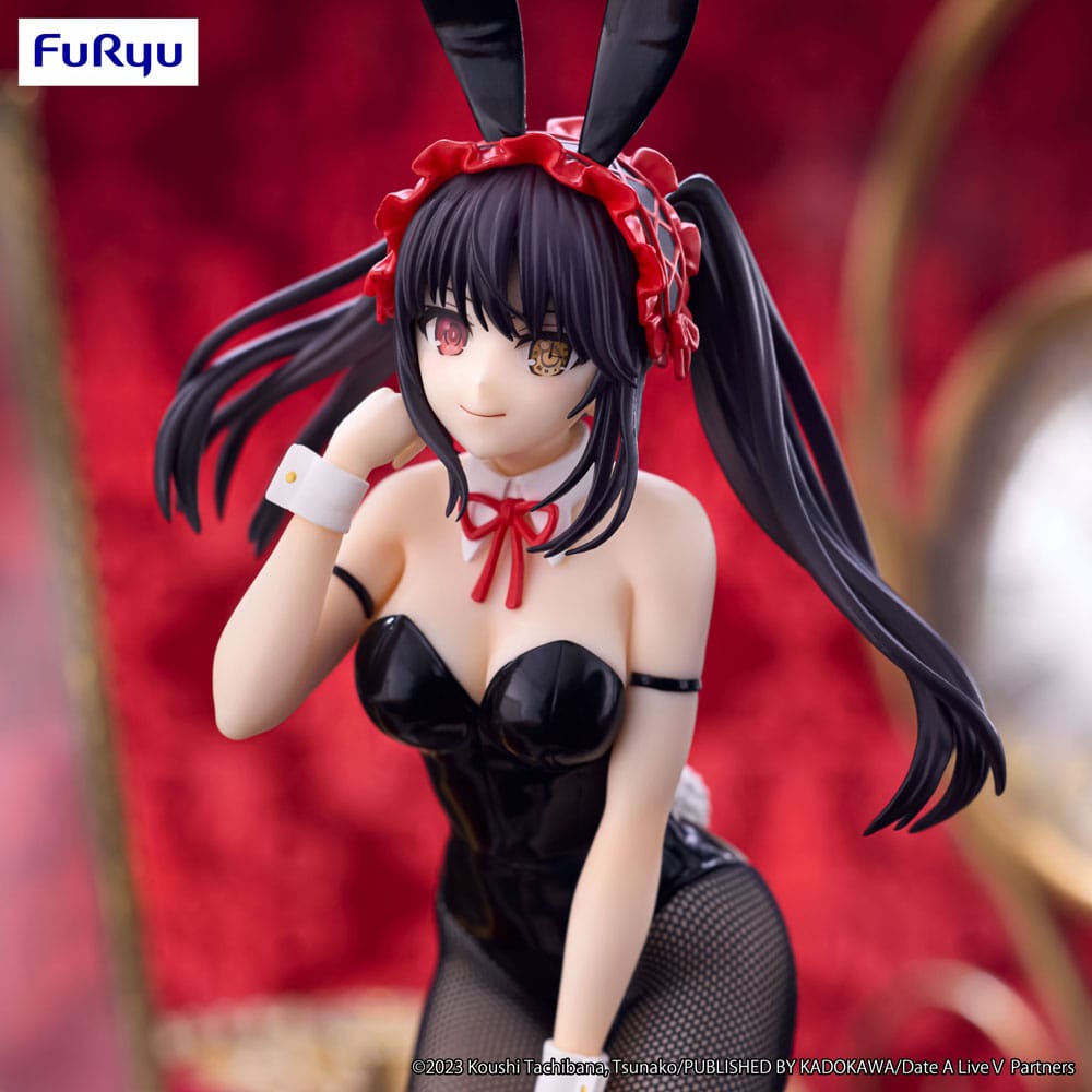 Date A Live V Kurumi Tokisaki Black Color Ver. BiCute Bunnies 29cm Statue