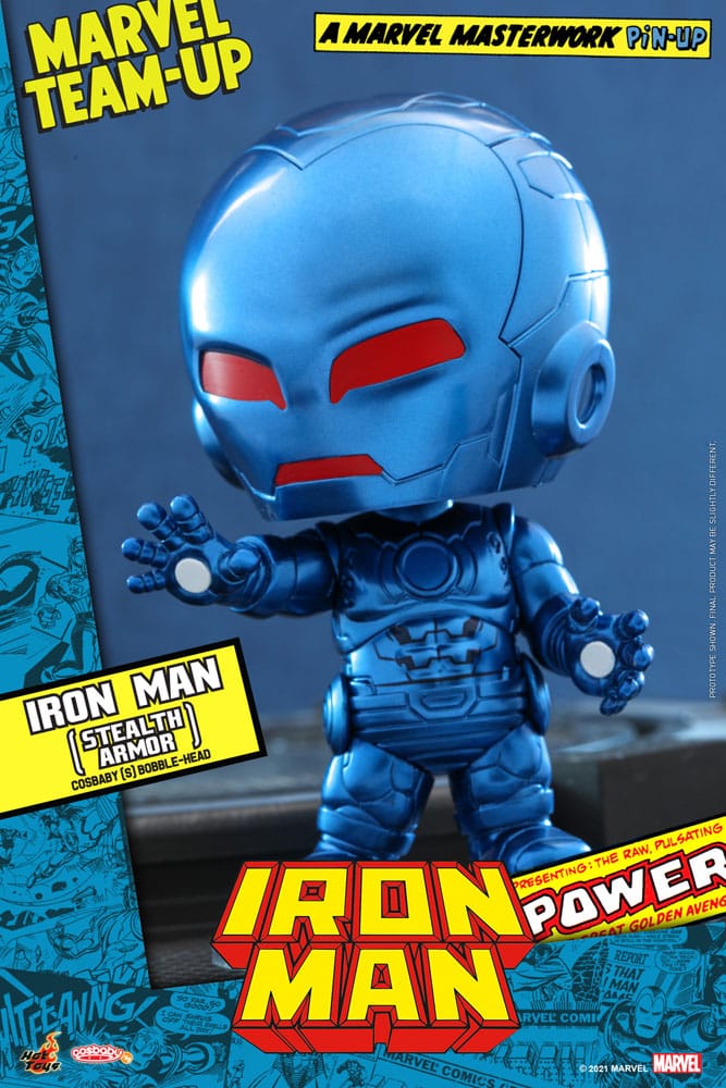 Marvel Comics Cosbaby (S) Minifigur Iron Man (Stealth Armor)
