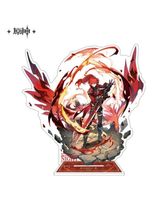 Genshin Impact Acryl-Telefonständer Diluc Aufsteller