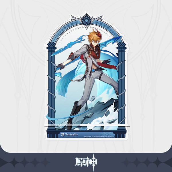 Genshin Impact Acryl-Telefonständer Tartaglia Aufsteller