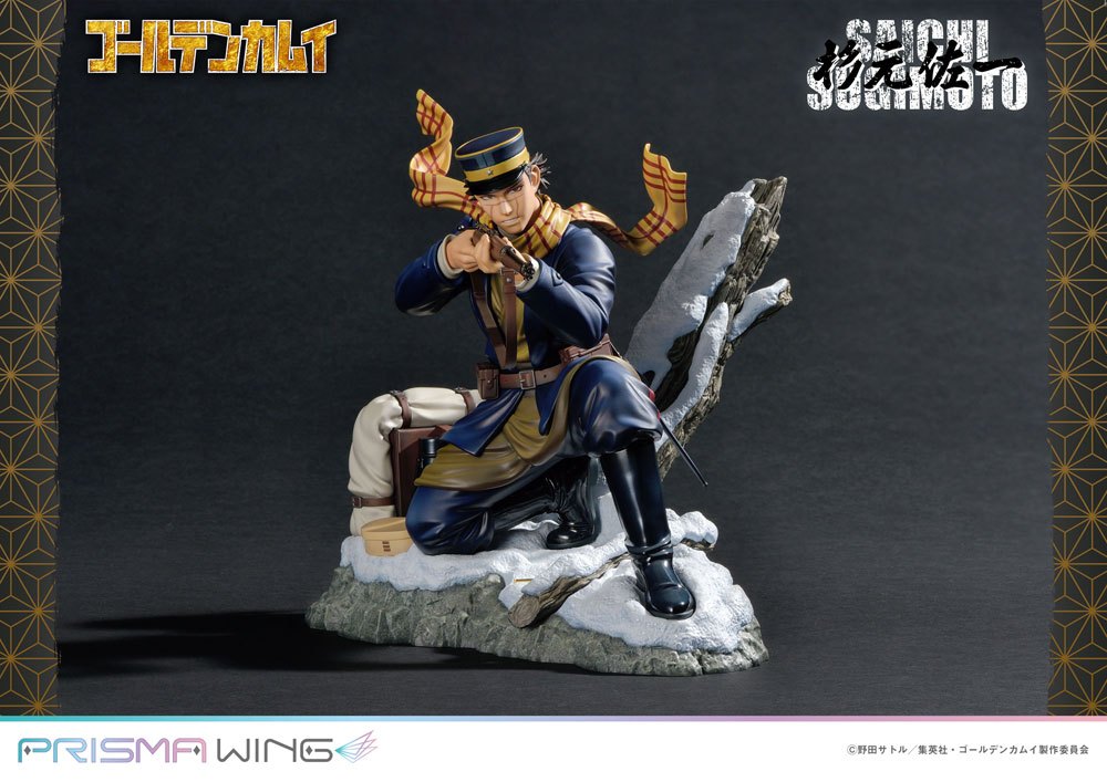 Golden Kamuy Saichi Sugimoto Prisma Wing 1/7 20 cm Statue