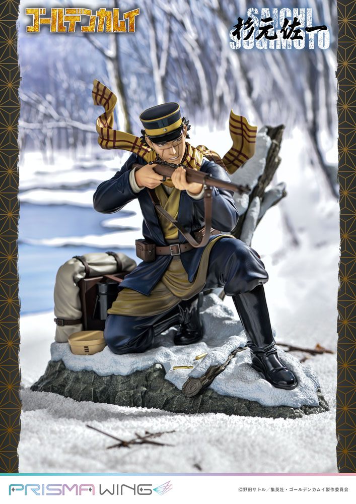 Golden Kamuy Saichi Sugimoto Prisma Wing 1/7 20 cm Statue