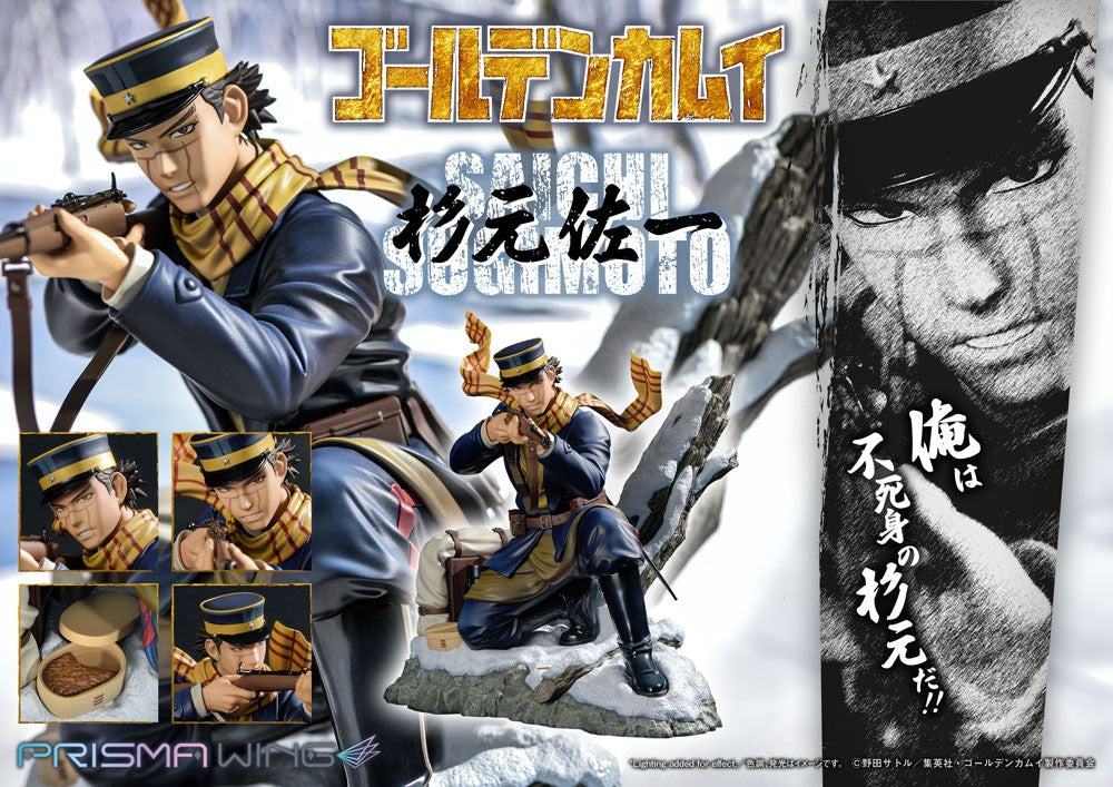 Golden Kamuy Saichi Sugimoto Prisma Wing 1/7 20 cm Statue