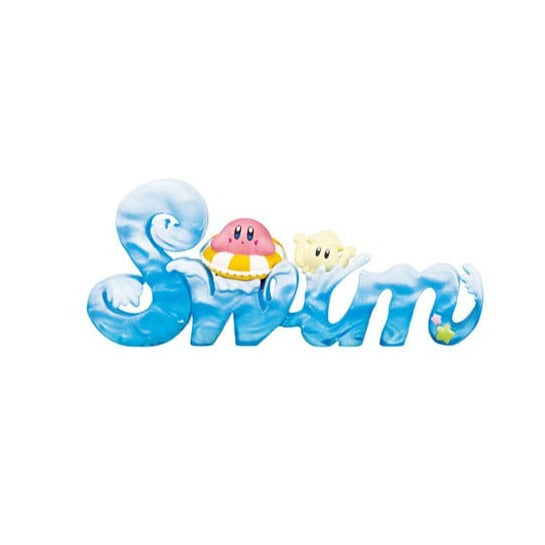 Kirby Words "Swim" Re-Ment Diorama Figur