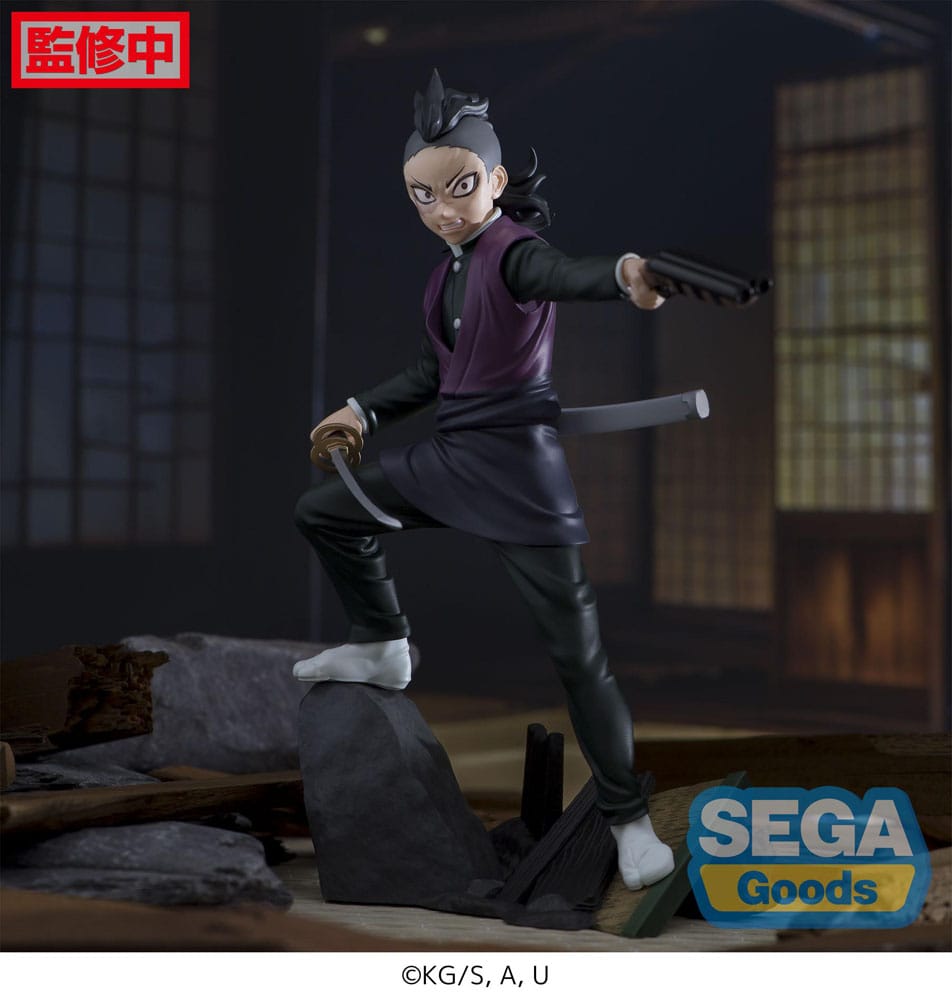 Demon Slayer Genya Xross Link 15cm Statue