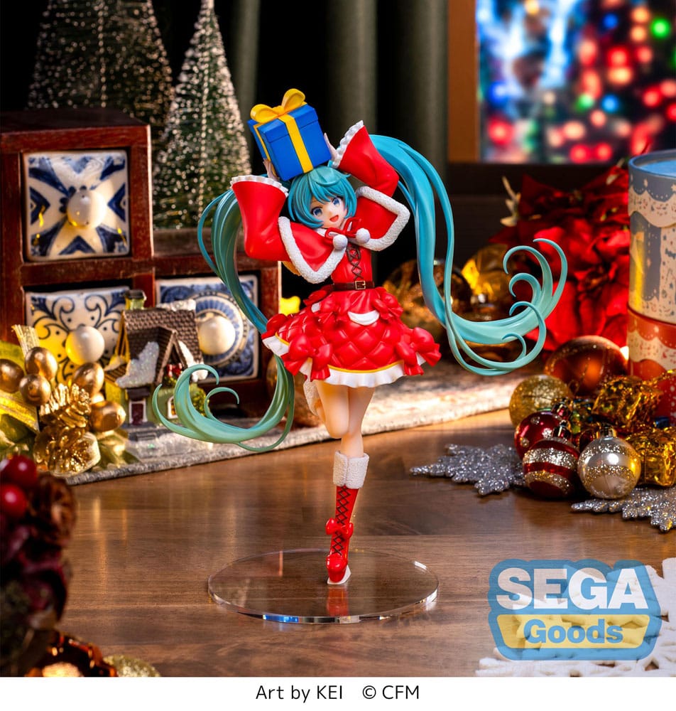 Hatsune Miku Christmas Luminasta 19 cm Statue