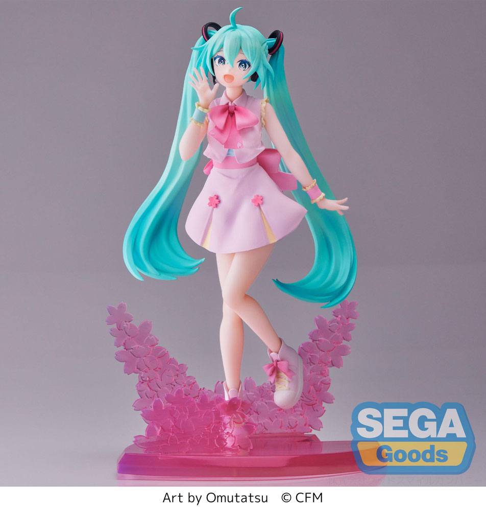 Hatsune Miku Sakura Omutatsu Luminasta 21cm Figur