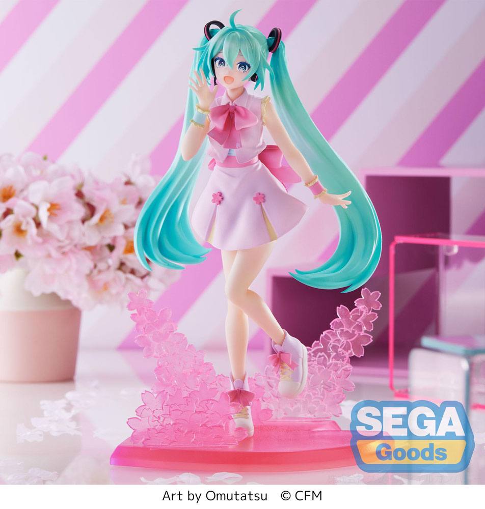 Hatsune Miku Sakura Omutatsu Luminasta 21cm Figur