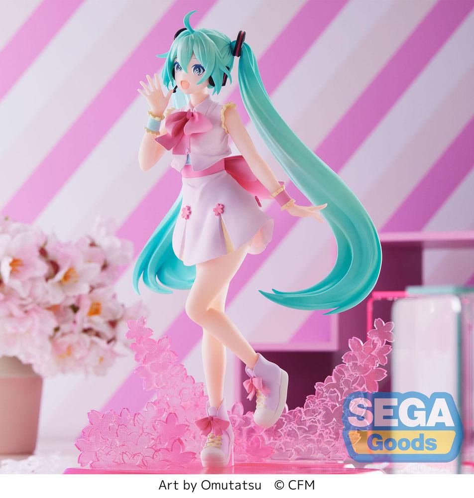 Hatsune Miku Sakura Omutatsu Luminasta 21cm Figur