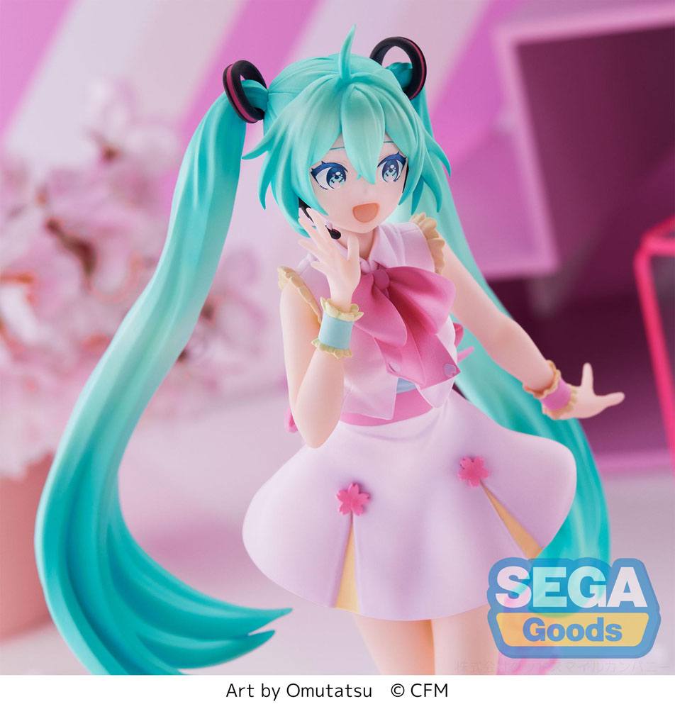 Hatsune Miku Sakura Omutatsu Luminasta 21cm Figur