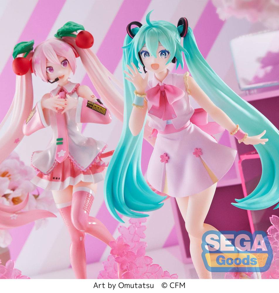 Hatsune Miku Sakura Omutatsu Luminasta 21cm Figur