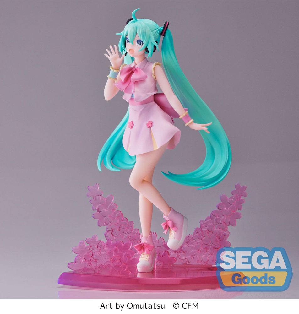 Hatsune Miku Sakura Omutatsu Luminasta 21cm Figur