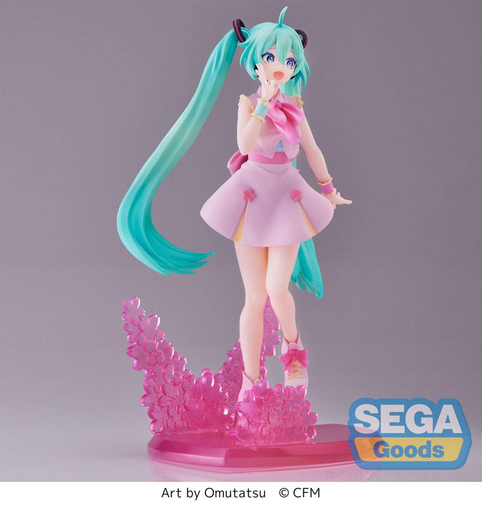 Hatsune Miku Sakura Omutatsu Luminasta 21cm Figur