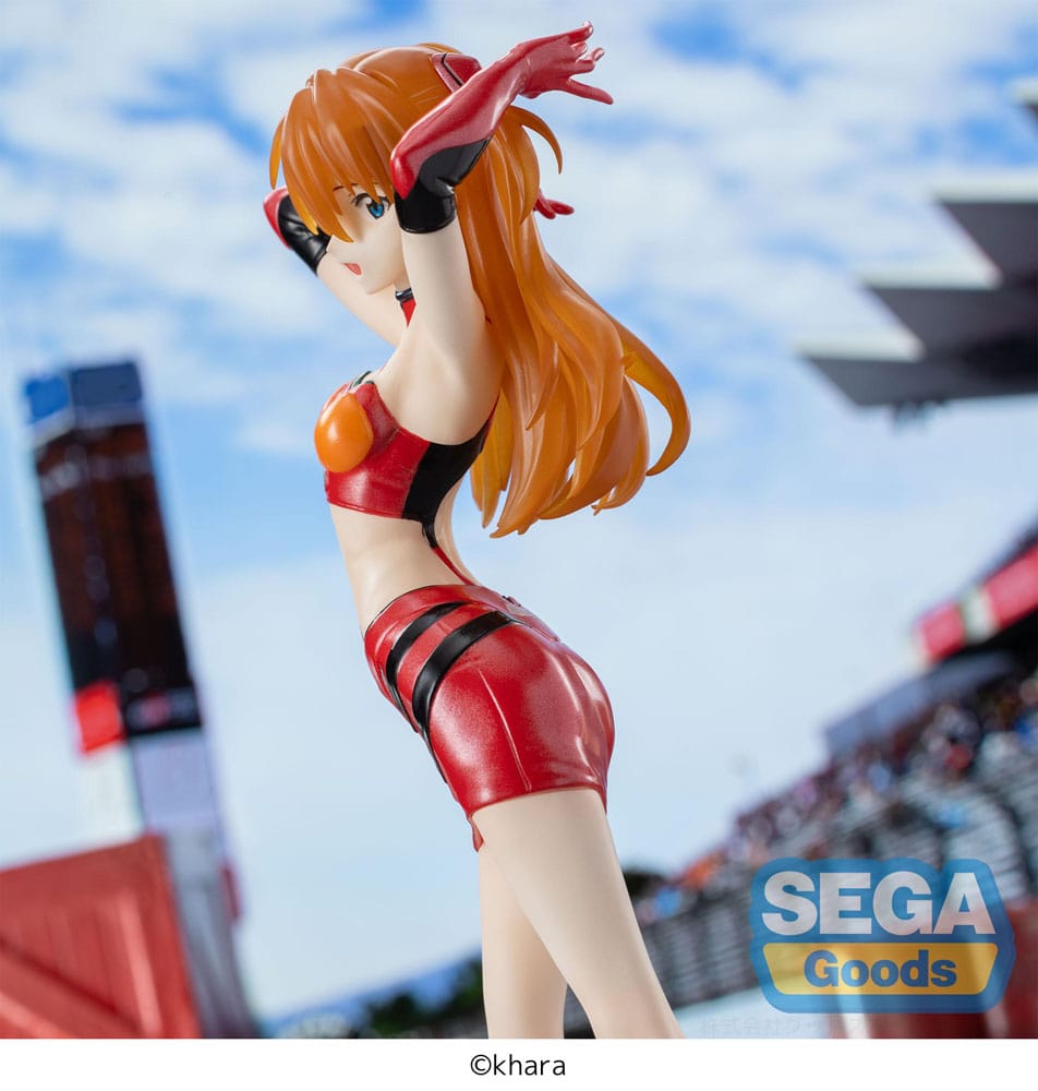 Neon Genesis Evangelion Asuka Langley Luminasta Racing Pit Walk 25cm Statue