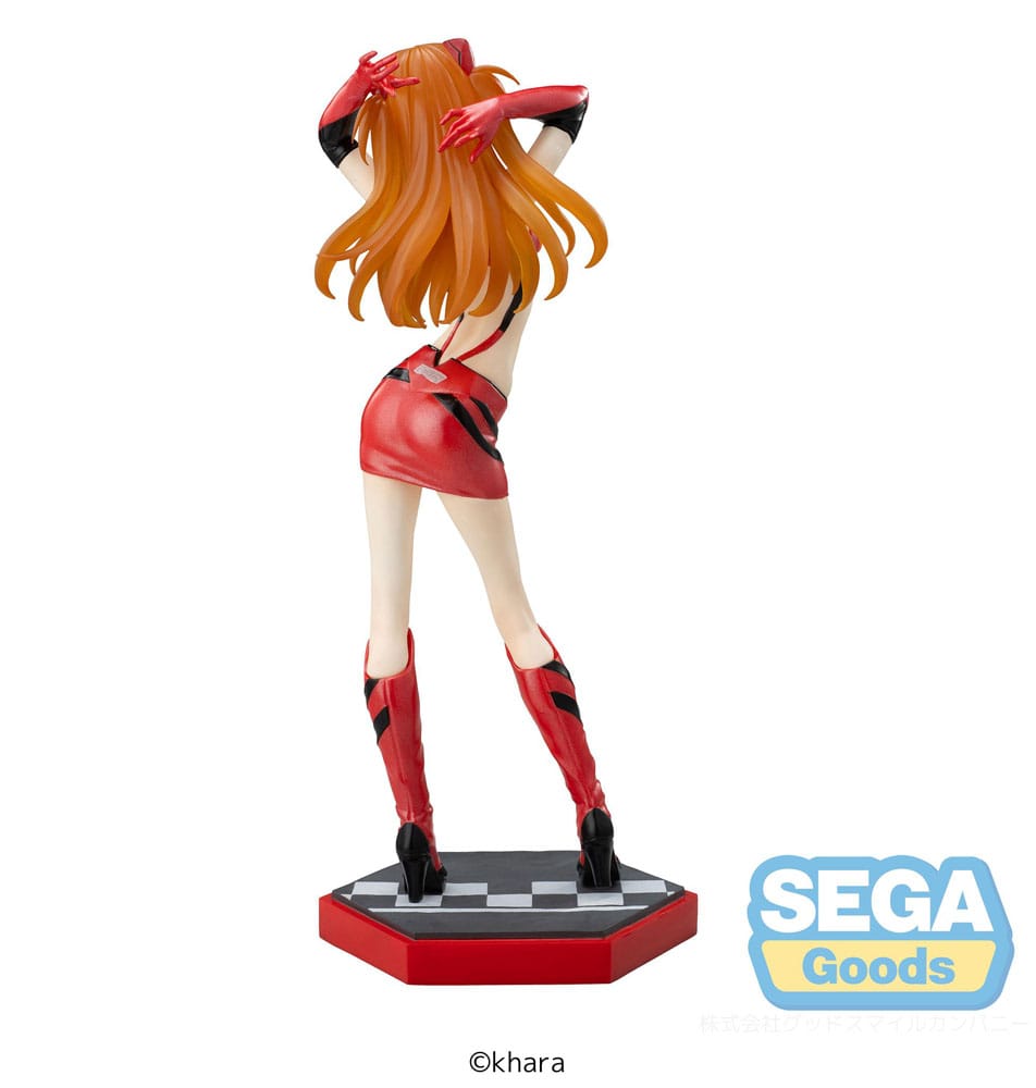 Neon Genesis Evangelion Asuka Langley Luminasta Racing Pit Walk 25cm Statue