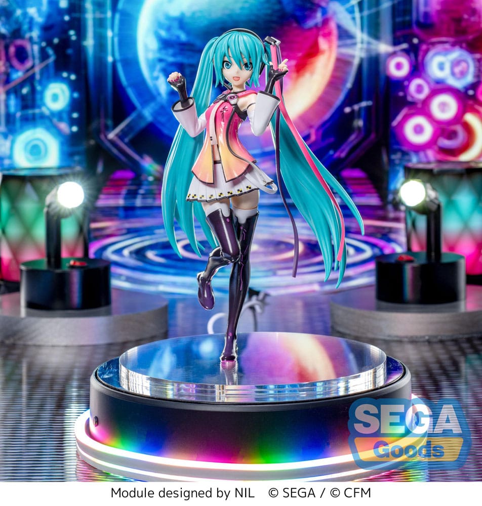 Hatsune Miku Project DIVA MEGA39's Luminasta 18cm Figur