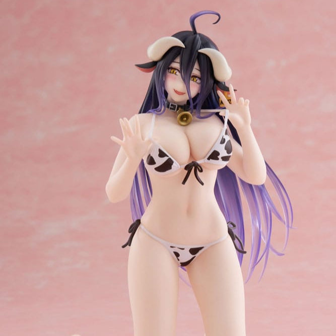 Overlord Albedo Cow-Print Swimsuit Ver. Desktop Cute 15cm Figur