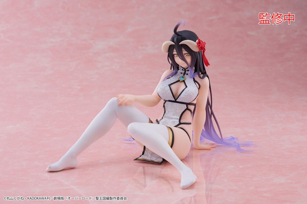 Overlord Albedo Chinese Dress Ver. Desktop Cute Figure 13cm Statue