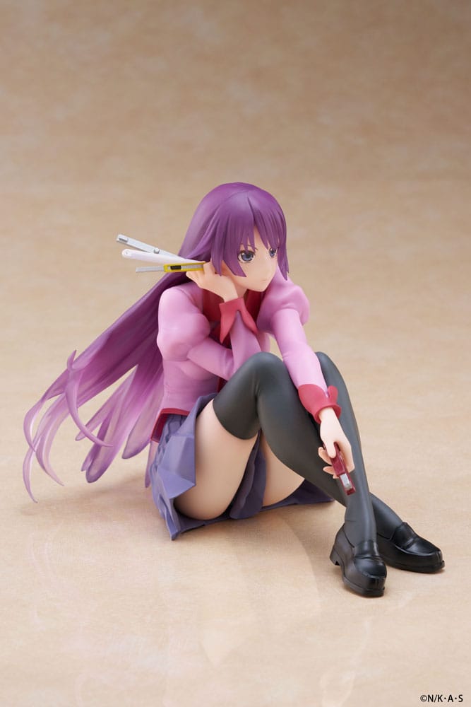 Monogatari Hitagi Senjougahara Desktop Cute 13 cm Statue