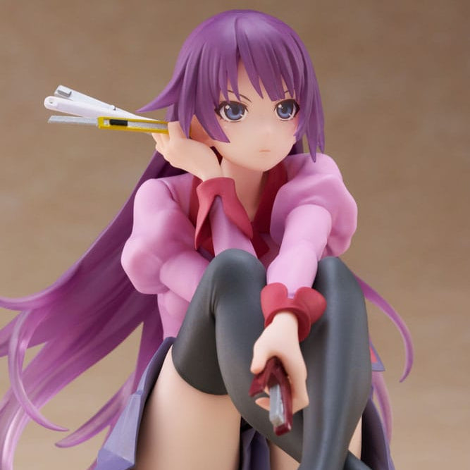 Monogatari Hitagi Senjougahara Desktop Cute 13 cm Statue