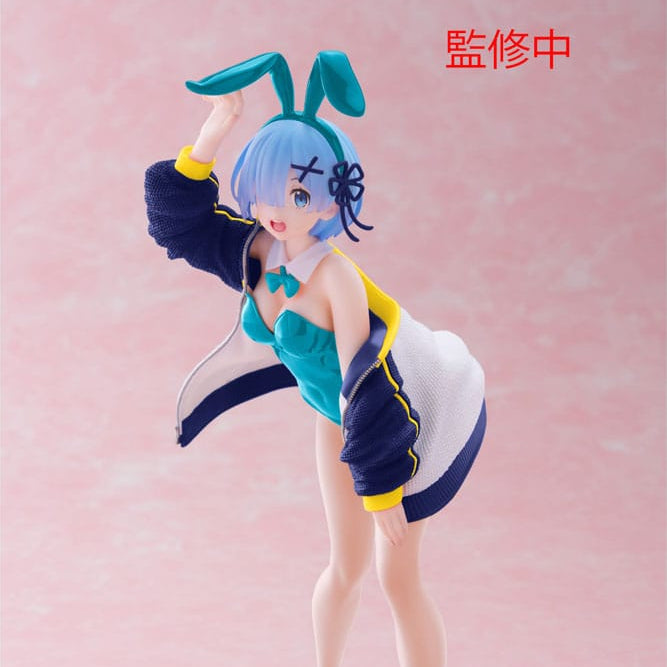 Re:Zero Rem Coreful (Jacket Bunny Ver.) Renewal 18 cm Statue