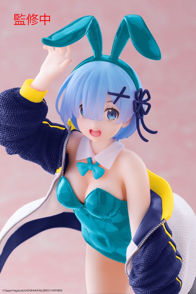 Re:Zero Rem Coreful (Jacket Bunny Ver.) Renewal 18 cm Statue