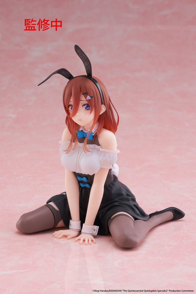Quintessential Quintuplets Miku Nakano (Bunny Ver.) Desktop Cute 13 cm Statue