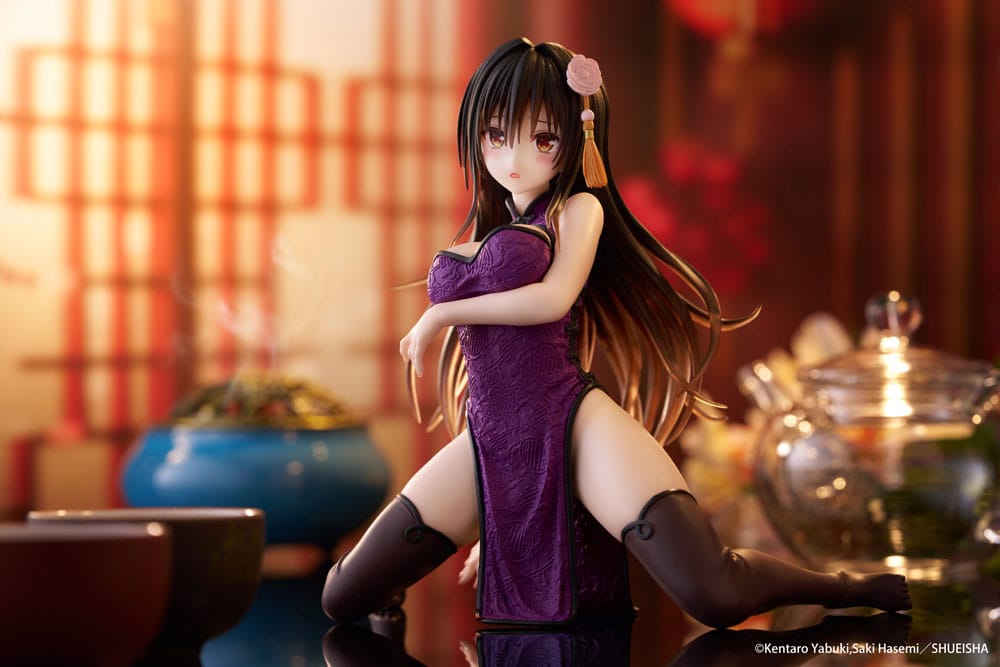 To Love Ru Darkness Yui Kotegawa (Chinese Dress Ver.) Desktop Cute 13 cm Statue