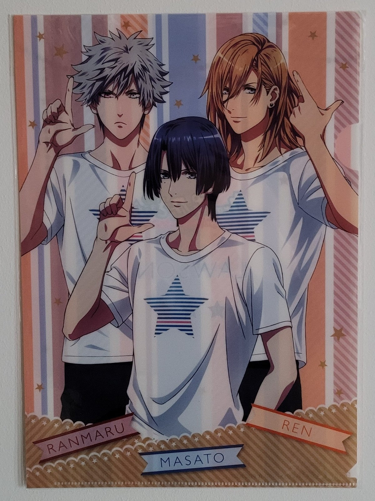 Uta no Prince-sama Ranmaru & Masato & Ren Clearfile Nippon4U