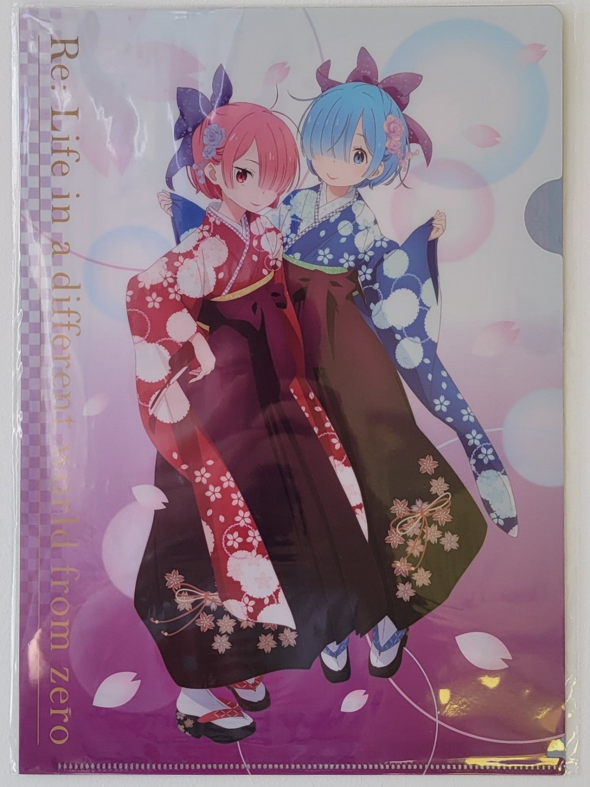 Re:Zero Rem & Ram Clearfile Nippon4U