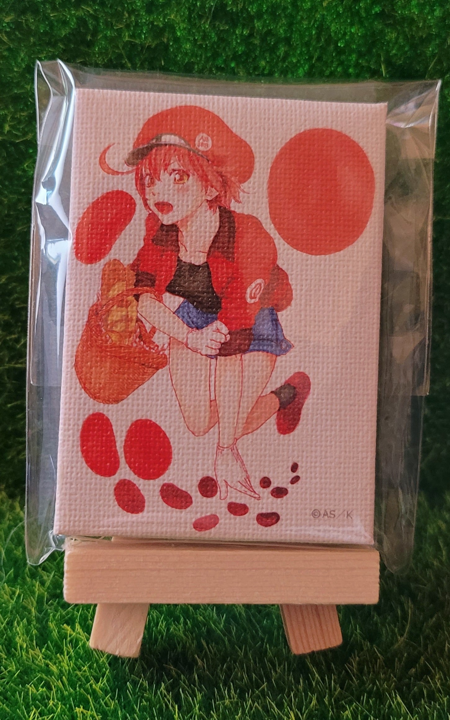 Cells at Work Mini Leinwandbild Nippon4U