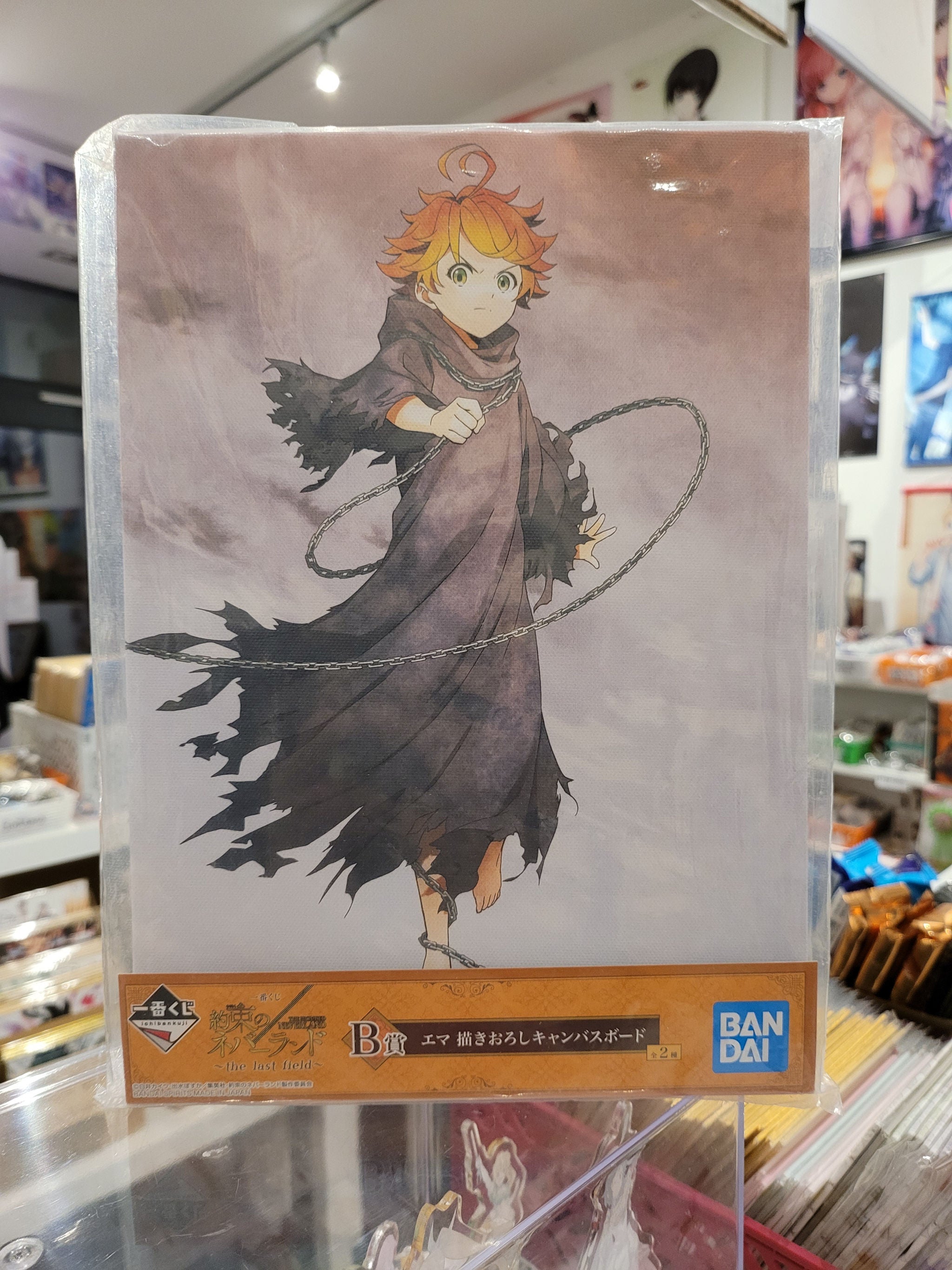 Promised Neverland Emma großes Holzbild Canvas Nippon4U