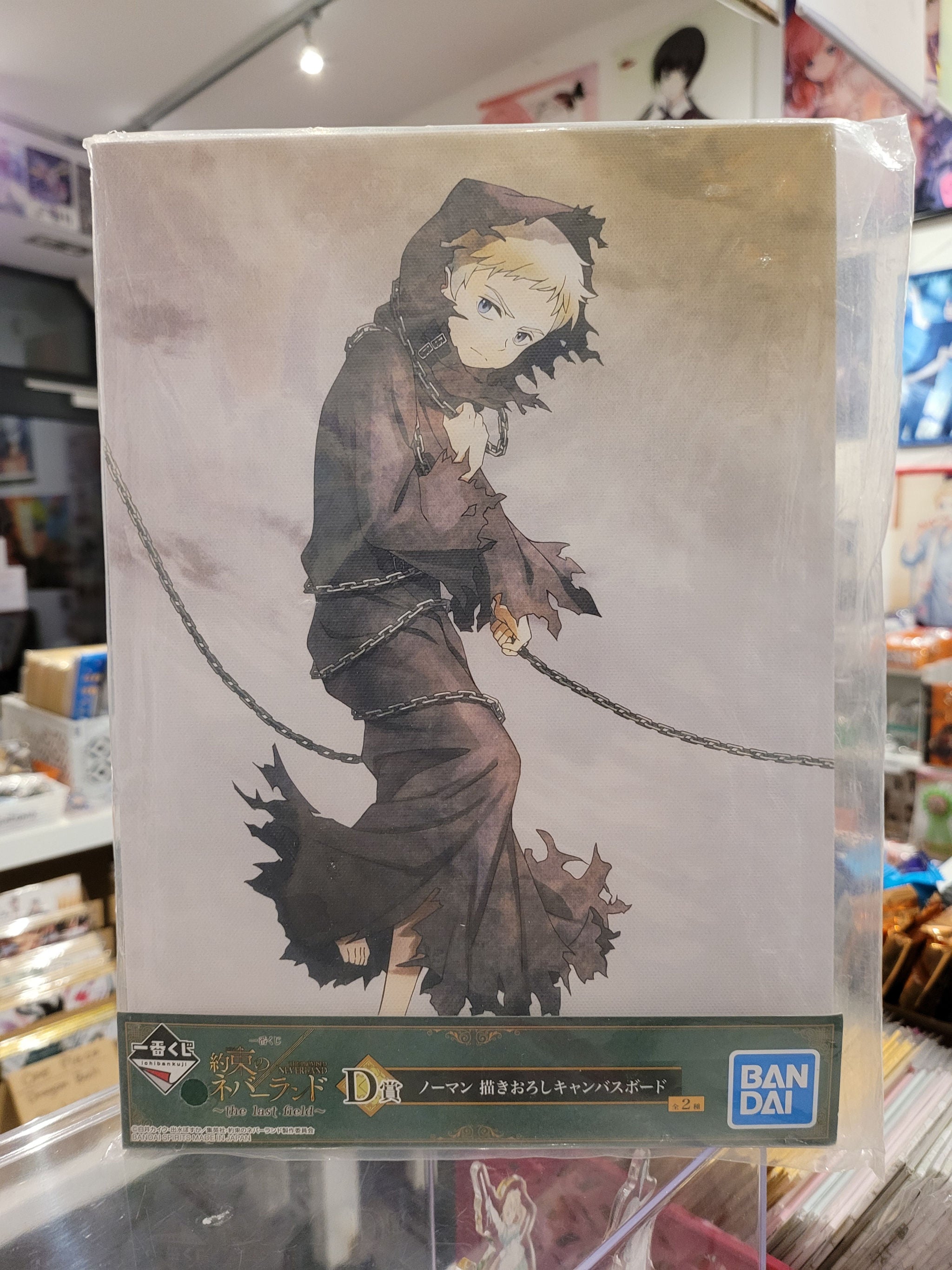 Promised Neverland Norman großes Holzbild Canvas Nippon4U