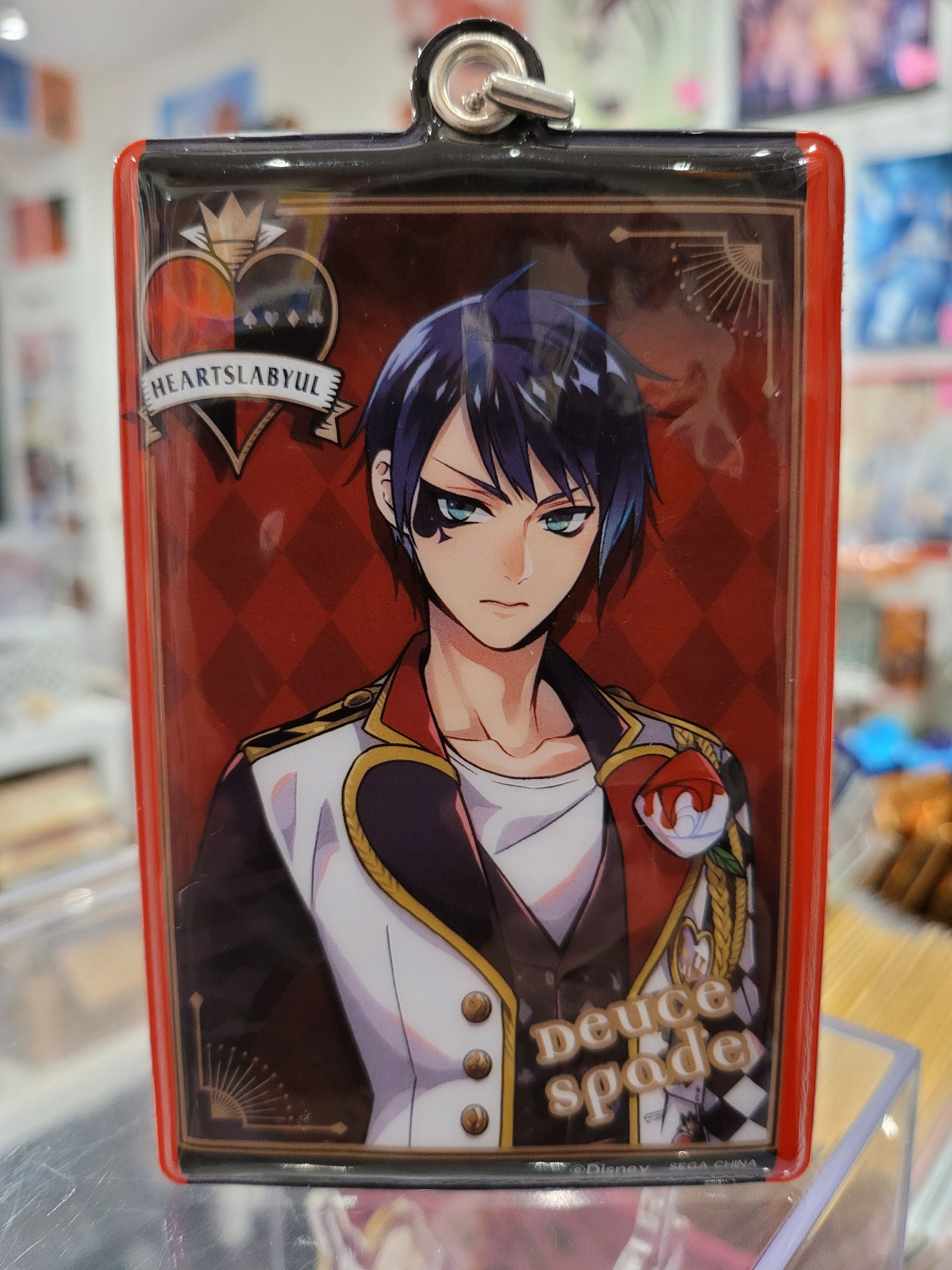 Twisted Wonderland Deuce Spade Card Case Anhänger Nippon4U