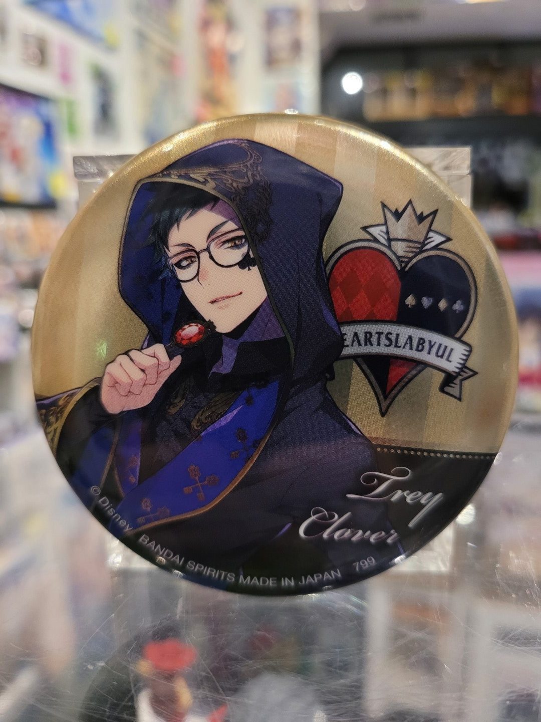 Twisted Wonderland Trey Clover Button Nippon4U