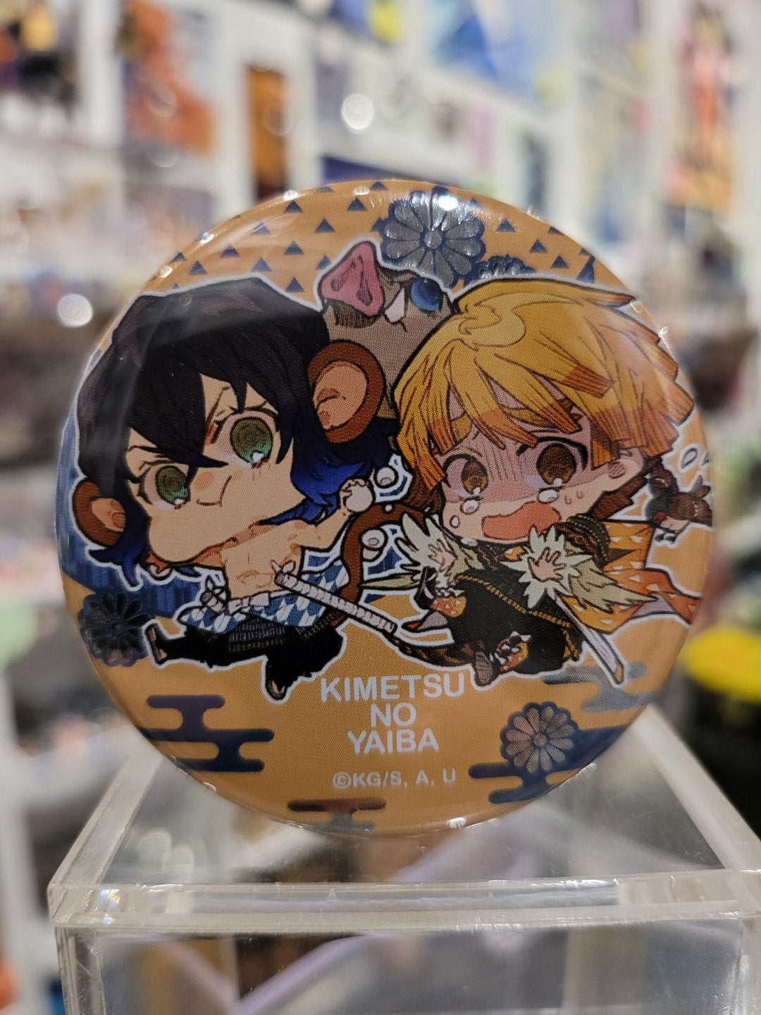 Demon Slayer Inosuke & Zenitsu Button Nippon4U