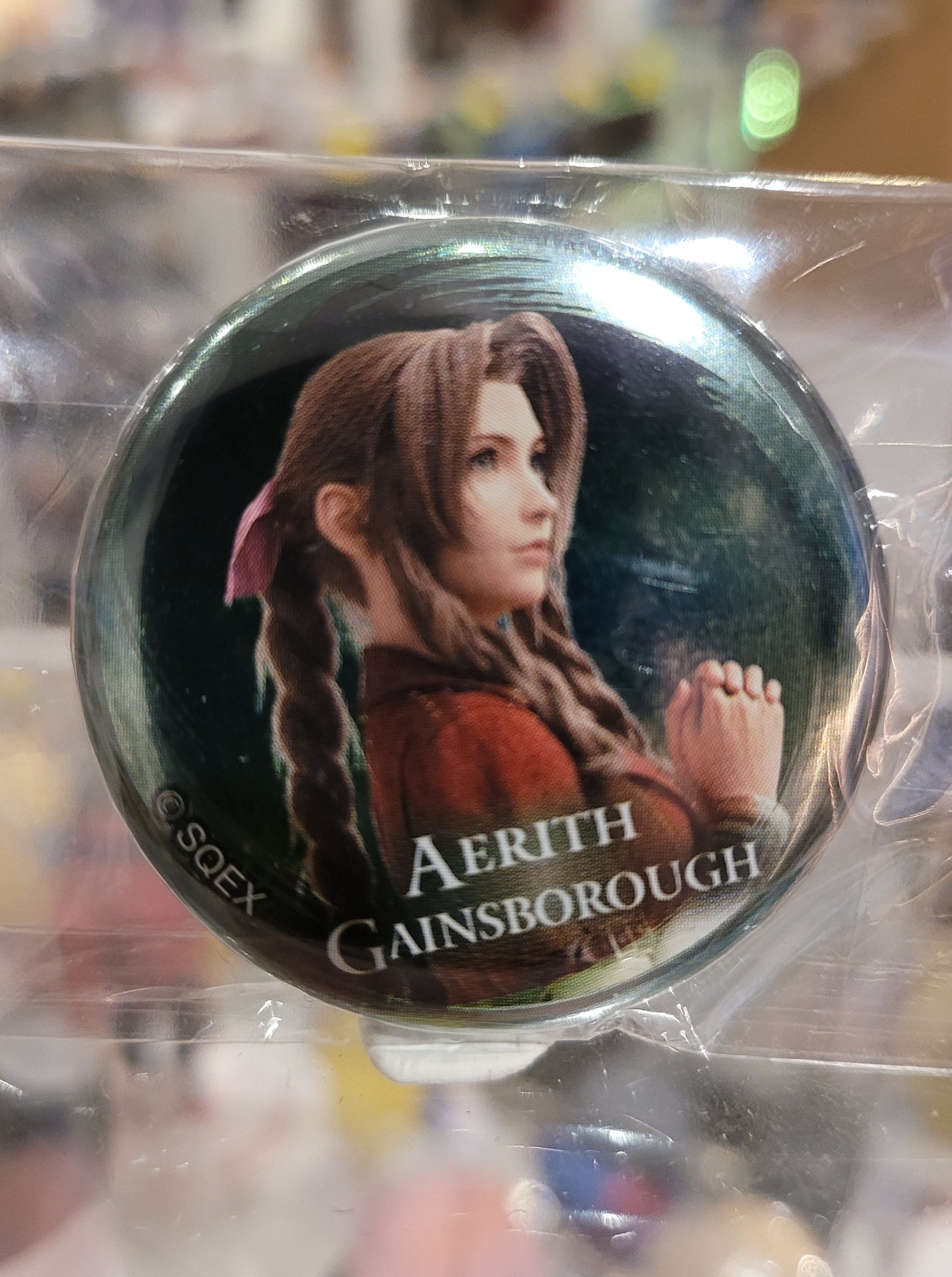 Final Fantasy Aerith Mini Button Nippon4U