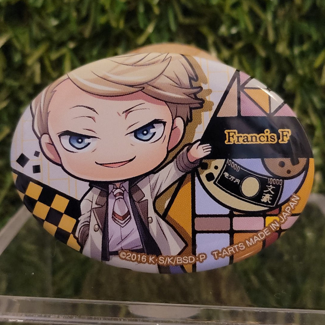 Bungo Stray Dogs Francis Scott Key Fitzgerald Button